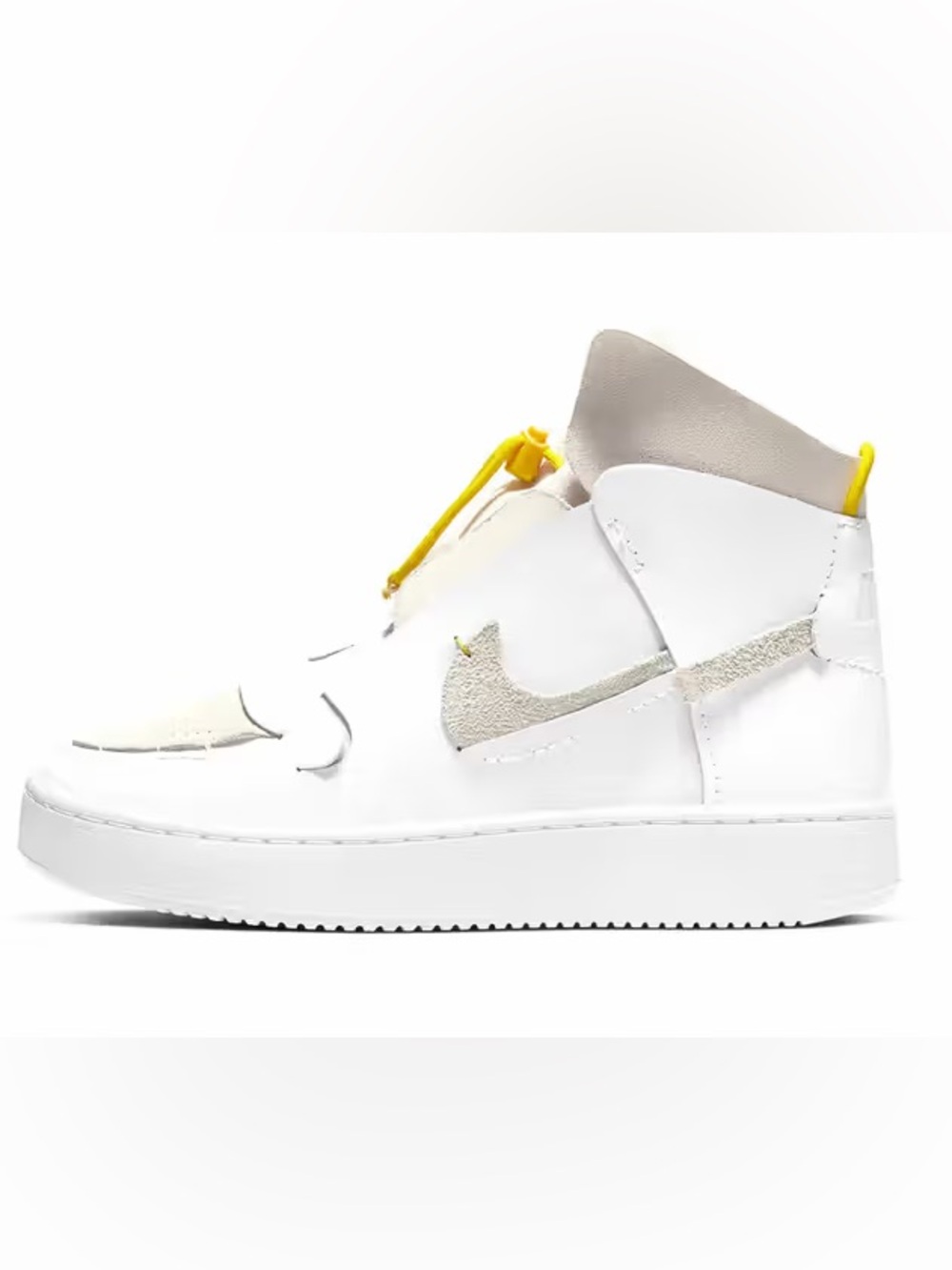 Nike Vandalised LX sneakers in the White/Chrome Yellow colorway size 6.5 women’s